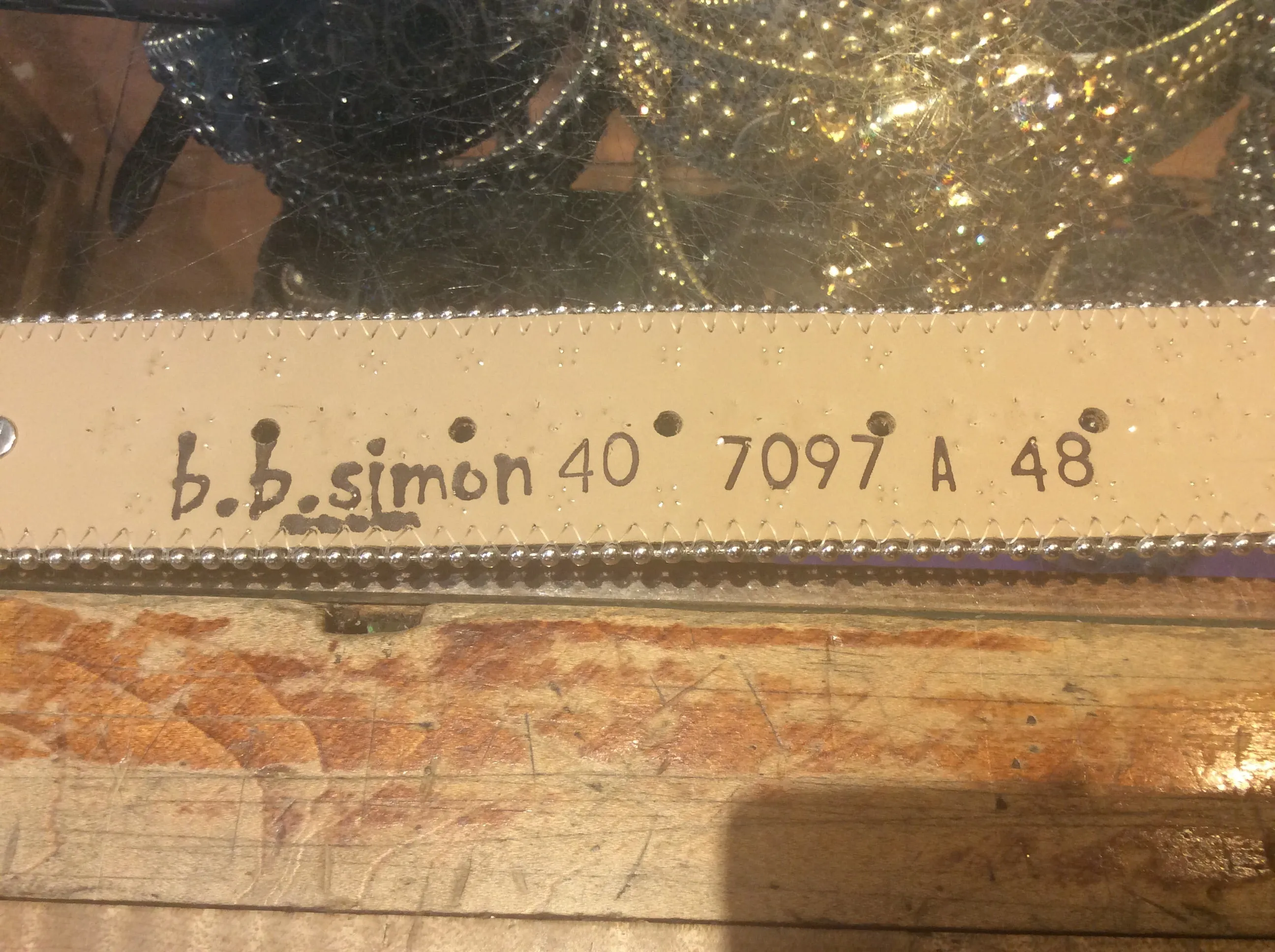 b.b. Simon "Yellow Horseshoe" Crystal Belt