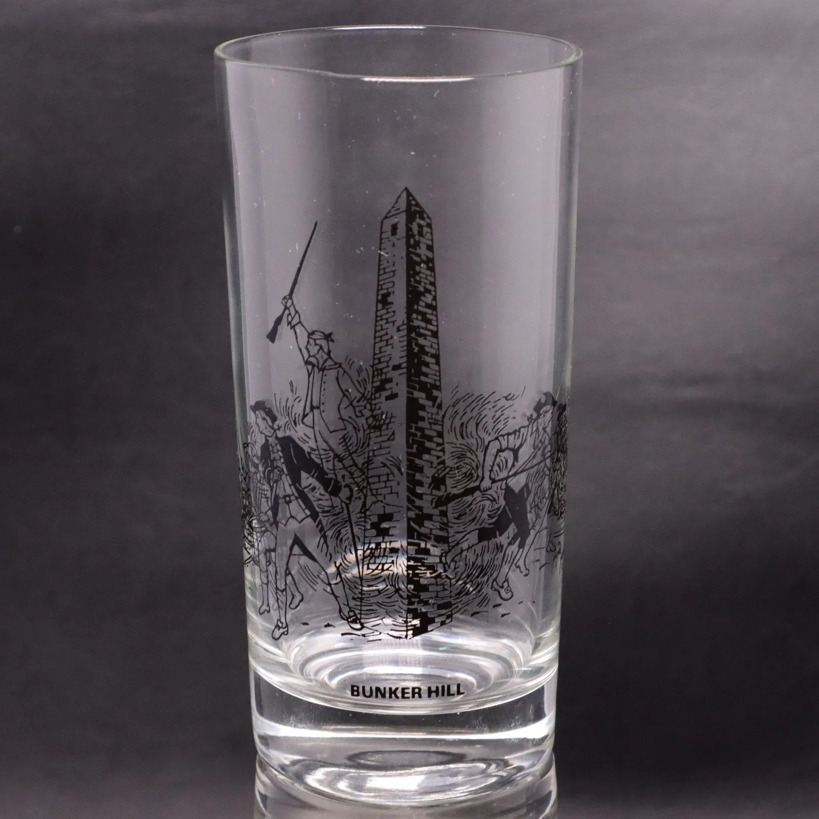 Bicentennial 6pc Set Revolutionary War Tumbler Glasses Mass Cooperative Bank