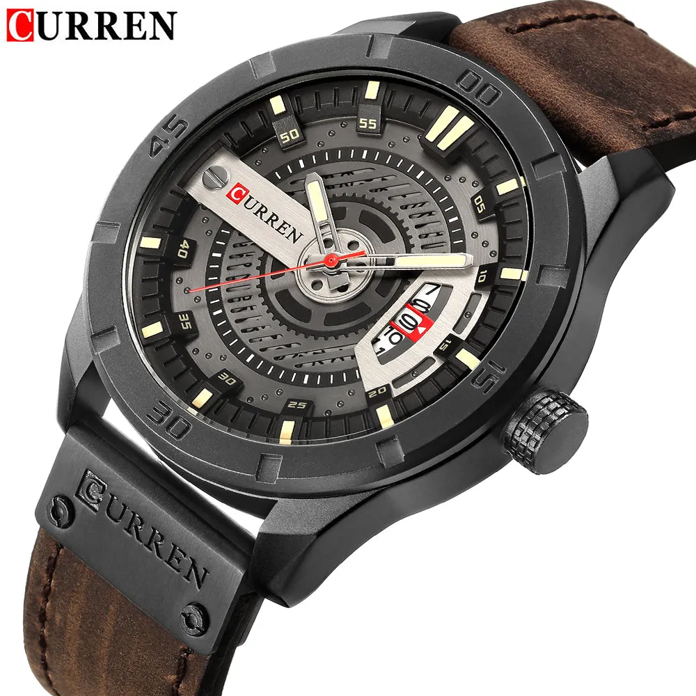 CURREN Men Military Sports Men's Watches