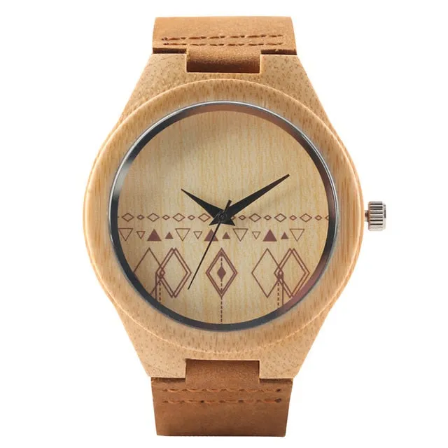 Deer Elk Wooden Watch