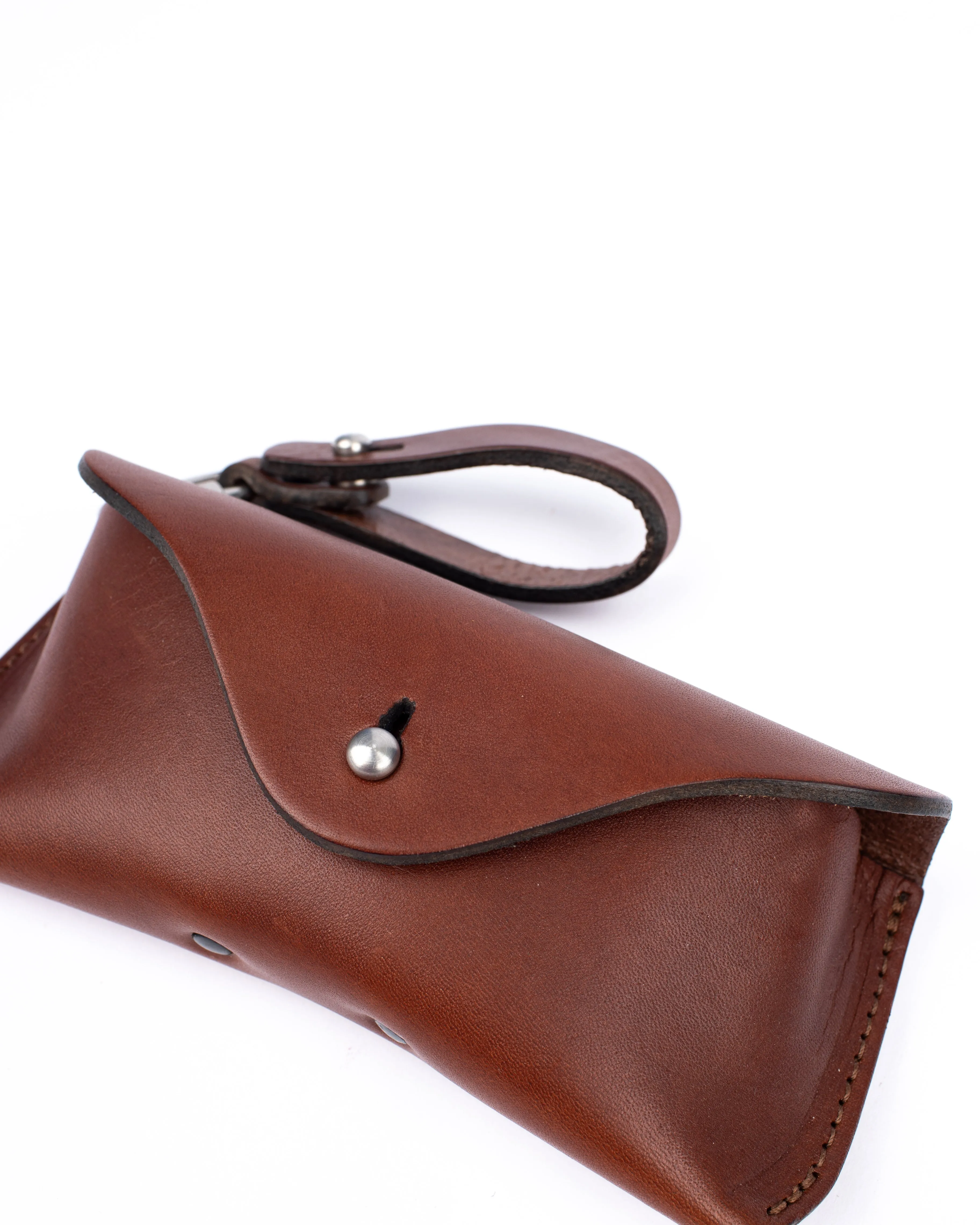 Medium Brown Eyeglass Hard Case - Protective Case for Eyeglasses