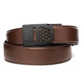 KORE X6 BROWN LEATHER GUN BELT