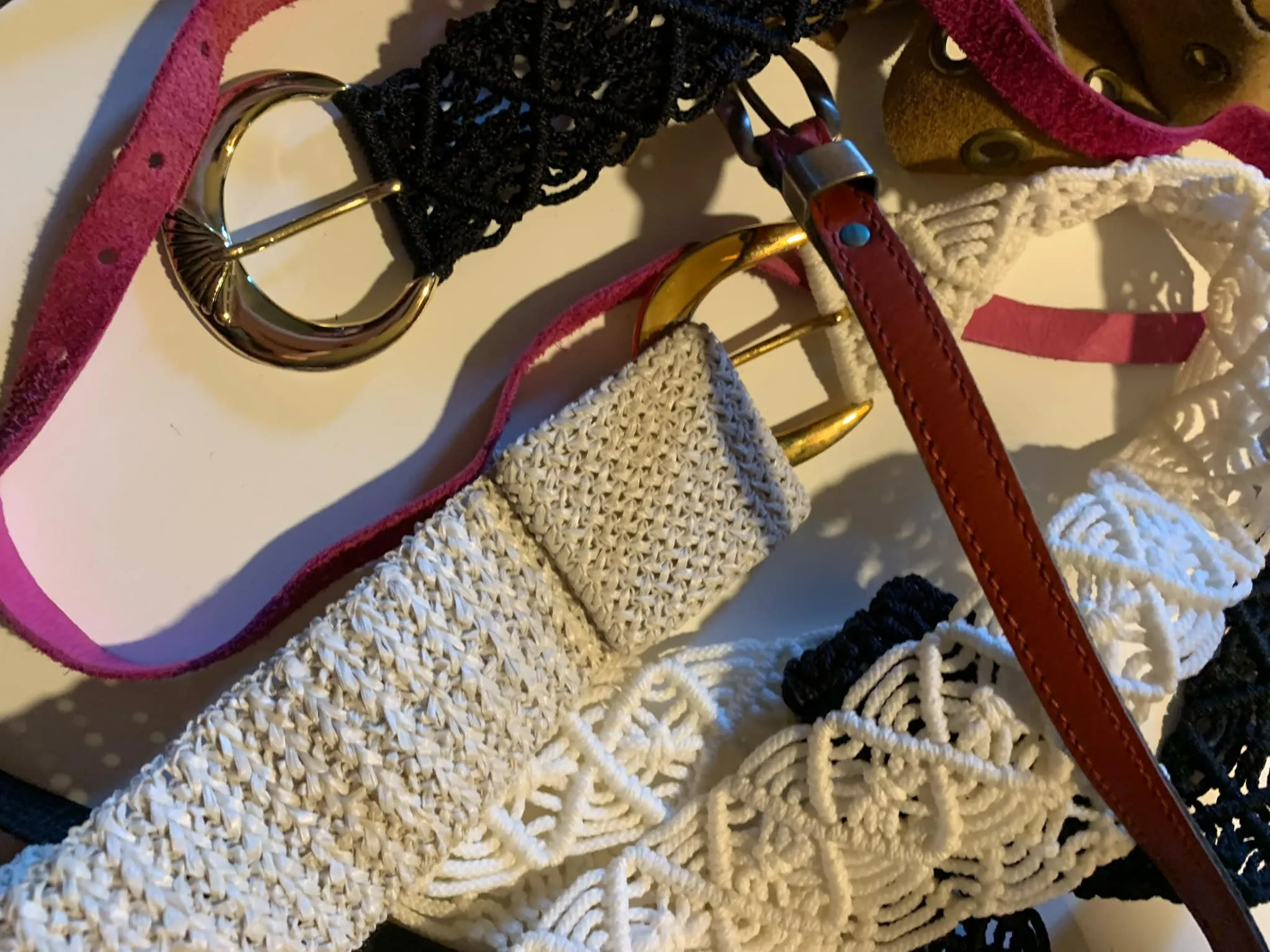 Lot 6 Belts circa 1980s