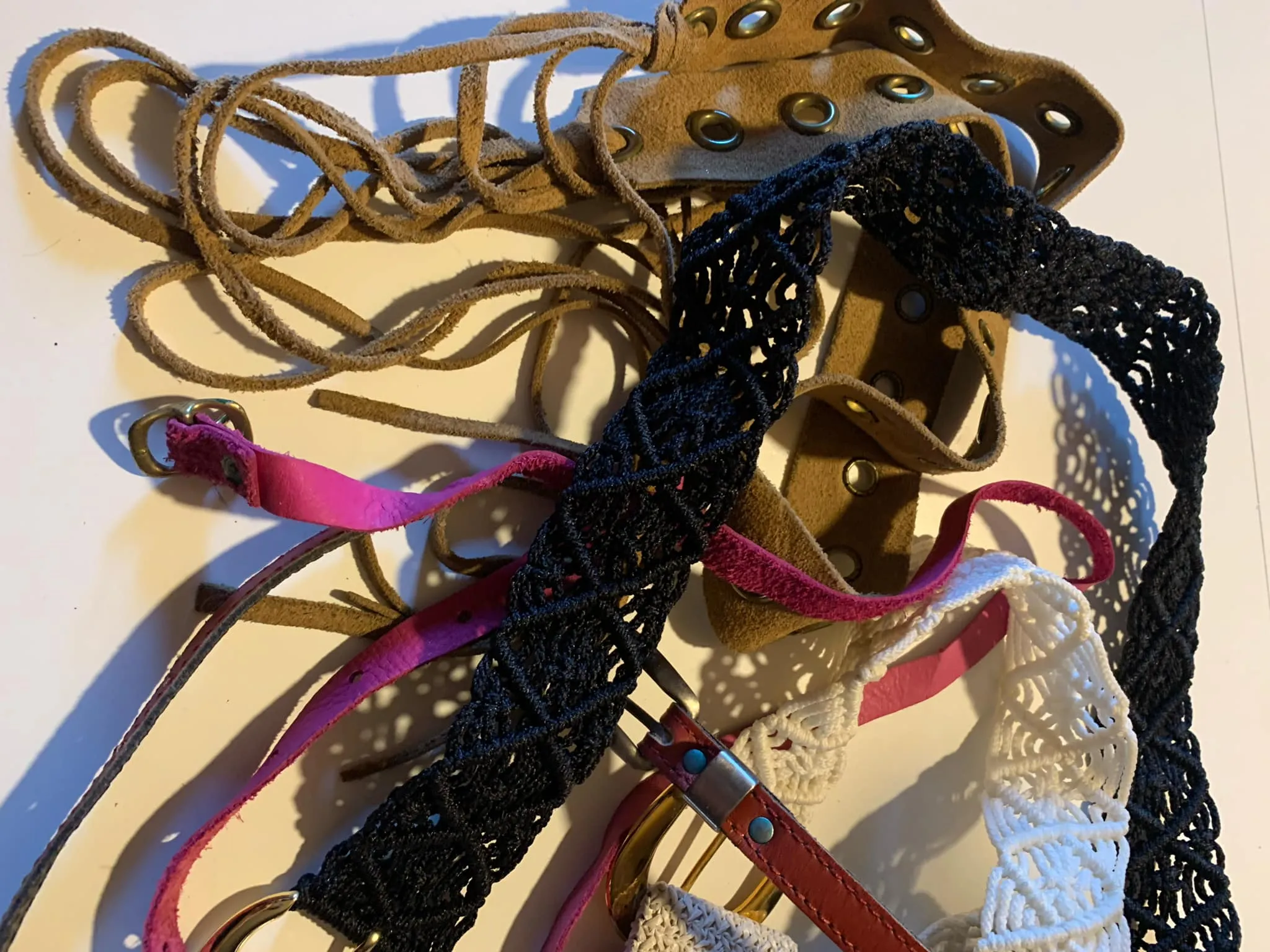 Lot 6 Belts circa 1980s