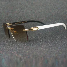 Men Photochromic Carter Sunglasses White Black Buffalo Horn Myopia Sunglasses Reading Glasses for Women Eyewear Male Sunnies