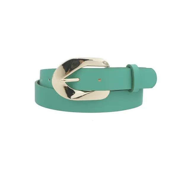 Off The Hook Thick Rounded Unsymmetrical Buckle Belt