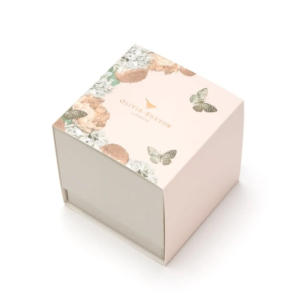 Olivia Burton Abstract Florals Demi Dial Watch - Grey ~ OB16VM32