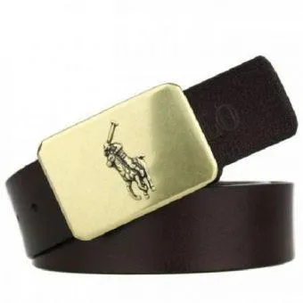 RL Leather Belt - Black
