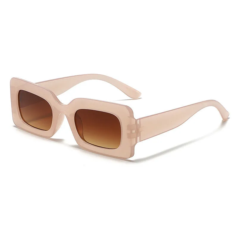 Toleet boh Sunglasses Women's High-Grade Square UV-Proof Sun-Proof Sunglasses Men's Retro Fashion Fashion