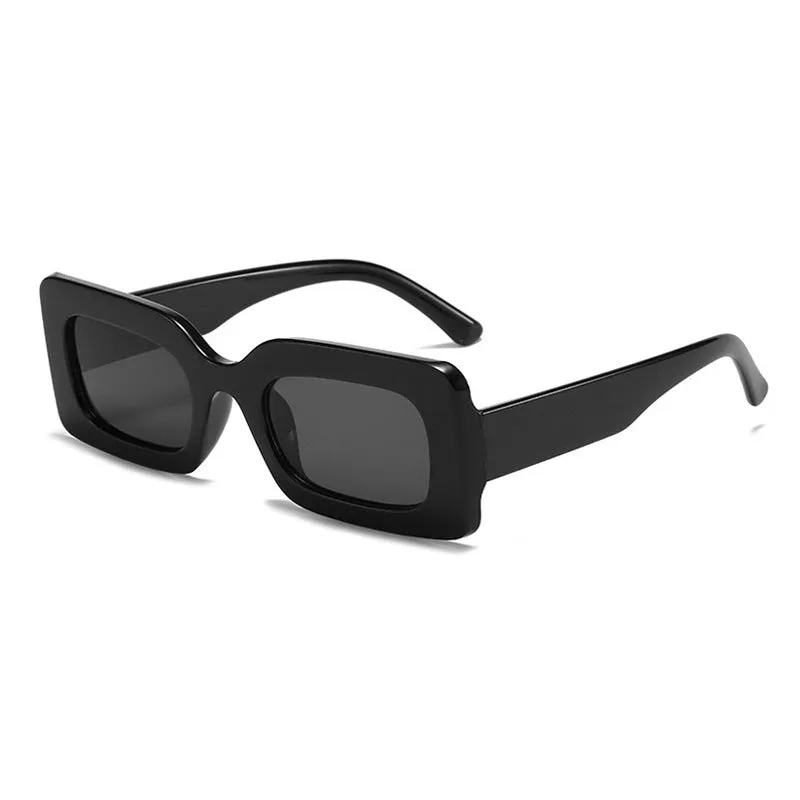 Toleet boh Sunglasses Women's High-Grade Square UV-Proof Sun-Proof Sunglasses Men's Retro Fashion Fashion