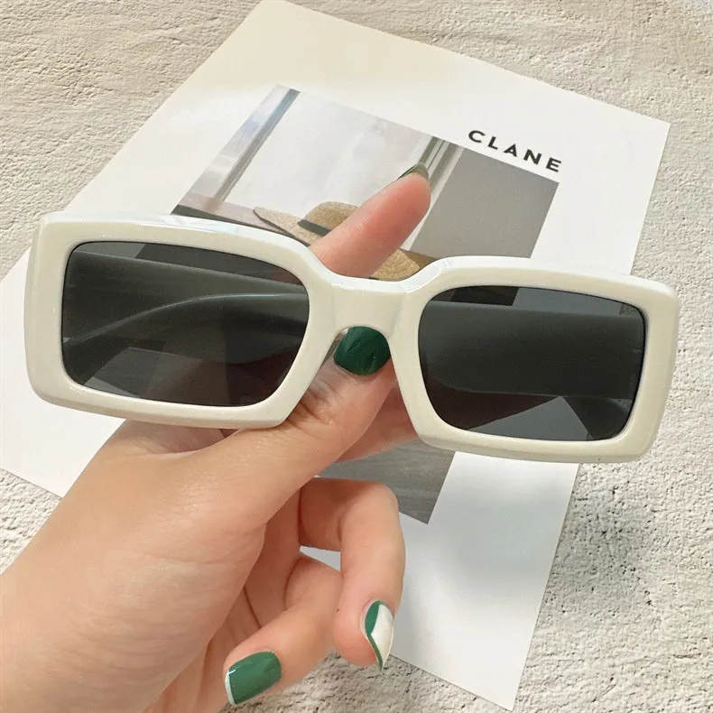Toleet boh Sunglasses Women's High-Grade Square UV-Proof Sun-Proof Sunglasses Men's Retro Fashion Fashion