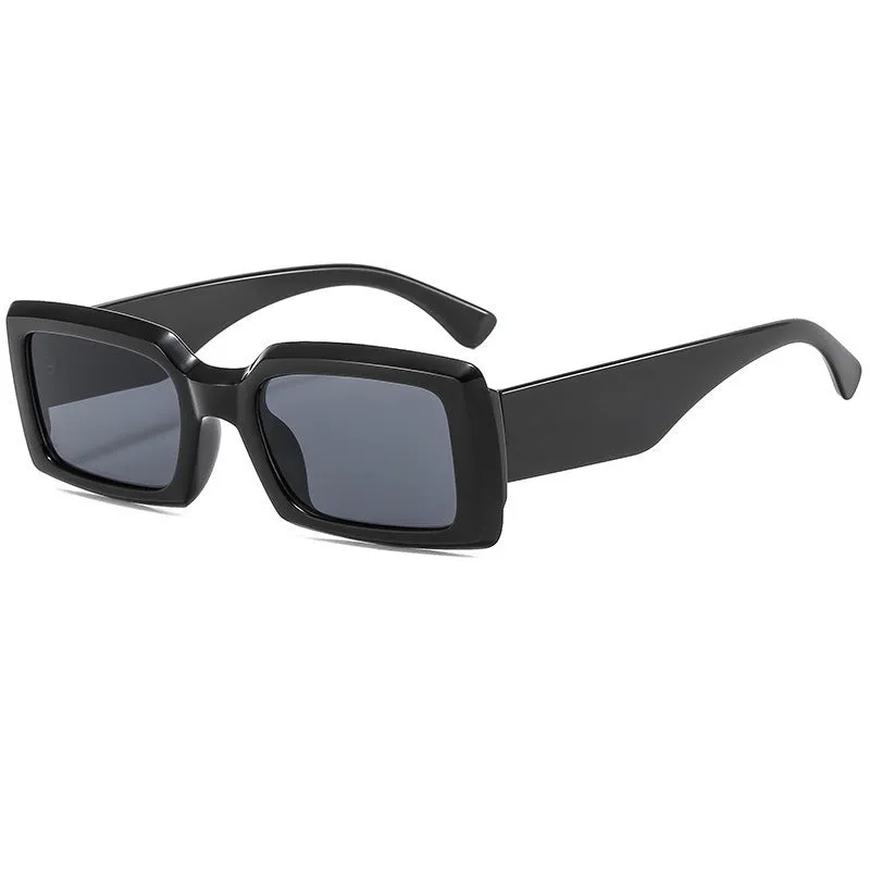 Toleet boh Sunglasses Women's High-Grade Square UV-Proof Sun-Proof Sunglasses Men's Retro Fashion Fashion