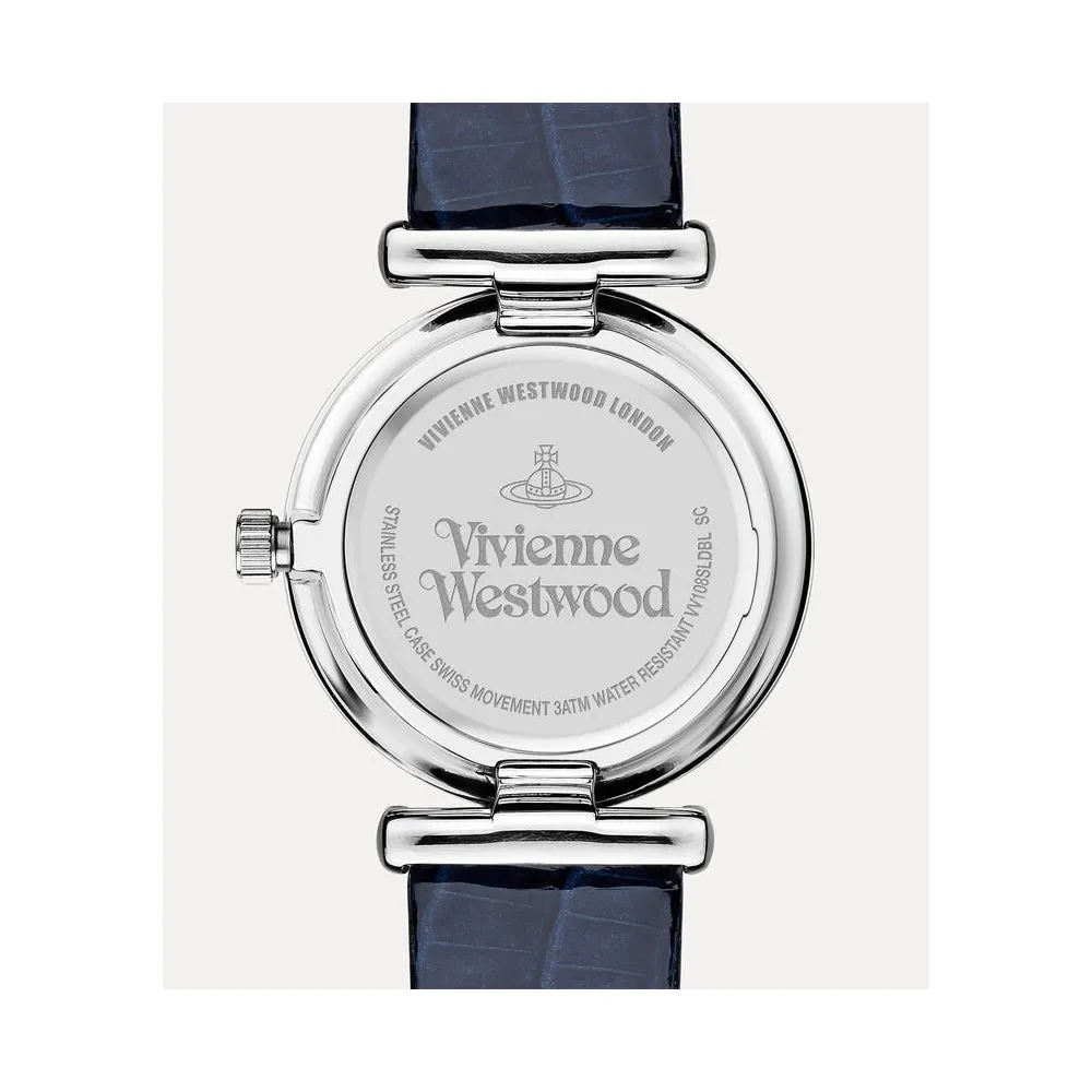 Trafalgar Ladies Watch - Blue/Silver - VV108SLDBL