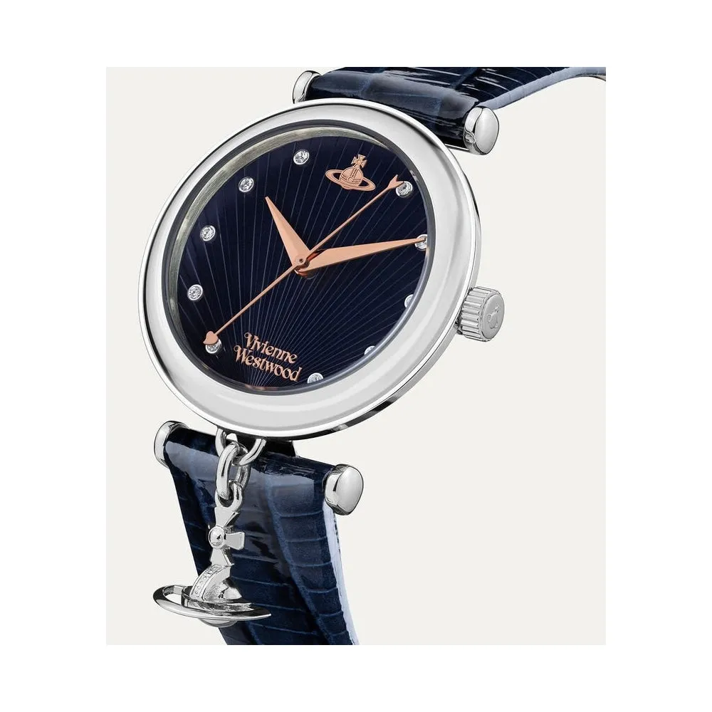 Trafalgar Ladies Watch - Blue/Silver - VV108SLDBL