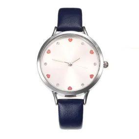 W209 Navy Blue Hearts Collection Quartz Watch