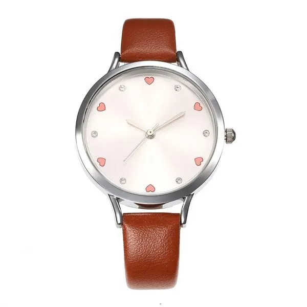 W211 Brown Hearts Collection Quartz Watch