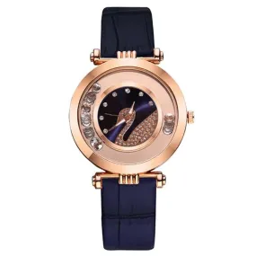 W220 Blue Gemstones Swan Collection Quartz Watch