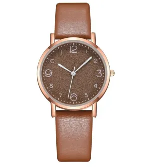 W380 Brown Trendy Quartz Watch